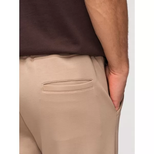  Pánské tepláky OMBRE OM-PSBC-0221 BEIGE 