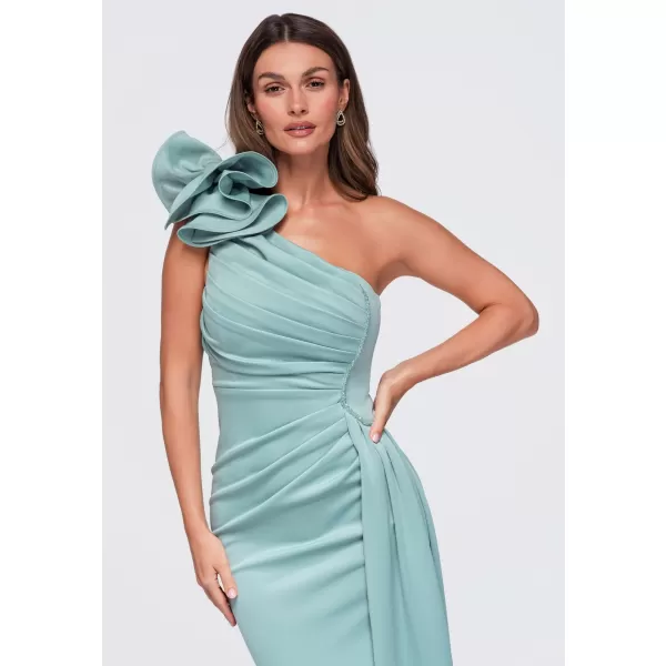  Dámské šaty LARICA LA-OM-DLR445 MINT GREEN 