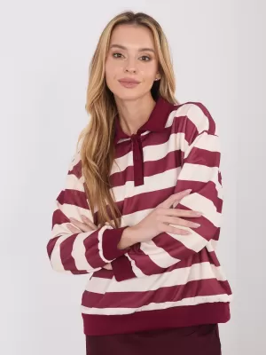 Dámská halenka ITALY MODA IT-BZ-9980.16 BURGUNDY
