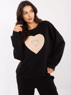 Dámská mikina ITALY MODA MI-BL-271594.85 NOIRE