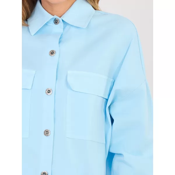 Dámská košile ITALY MODA IT-KS-FL9968.48 LIGHT BLUE 
