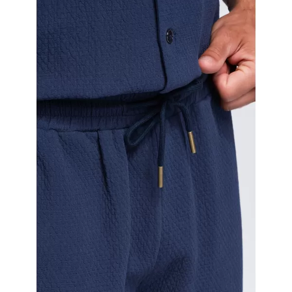  Pánské kraťasy OMBRE OM-SRCS-0207 NAVY BLUE 