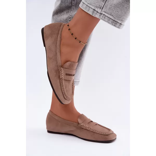  Dámské mokasíny BOTO D-307 BEIGE 