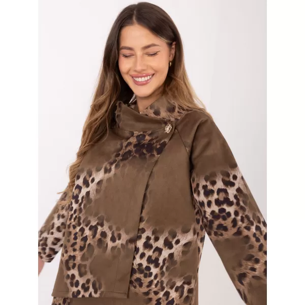  Dámská mikina ITALY MODA IT-BL-21613-4.11 KHAKI 