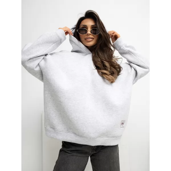  Dámská mikina RUE PARIS RV-BL-A1037.12 LIGHT GREY 