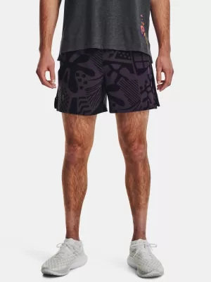 Pánské kraťasy UNDER ARMOUR WE RUN IN PEACE SHORT 1377048-001 ČERNÁ