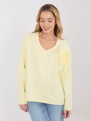 Dámská halenka FACTORY PRICE IT-BZ-6694.69 BRIGHT YELLOW