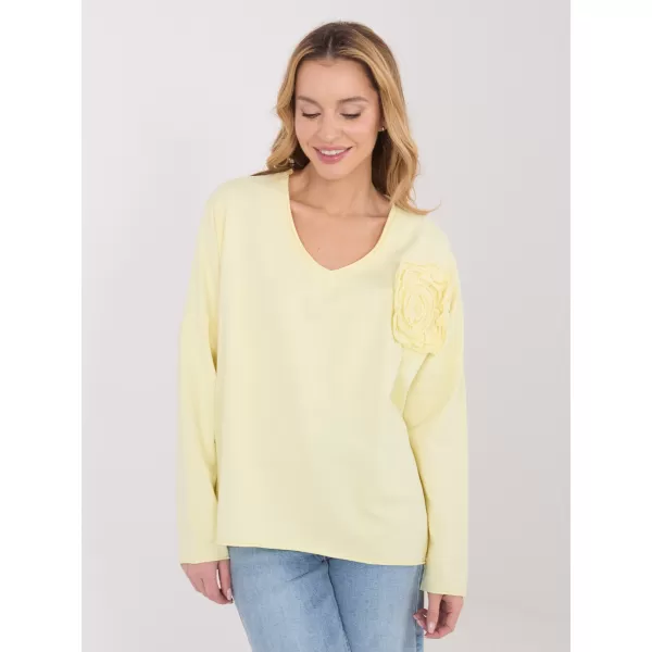  Dámská halenka FACTORY PRICE IT-BZ-6694.69 BRIGHT YELLOW 