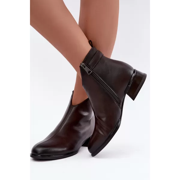  Dámské kotníkové boty VINCEZA 58692 CHOCOLATE 