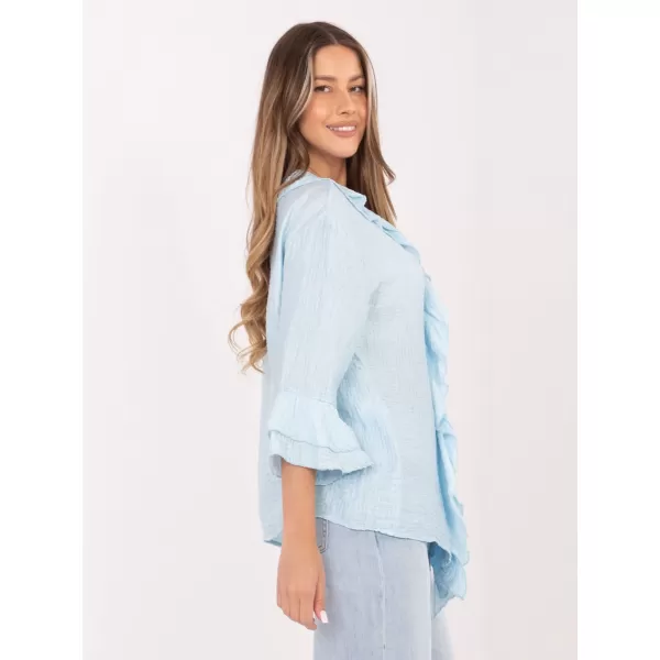  Dámská halenka ITALY MODA IT-KS-81863.11P LIGHT BLUE 