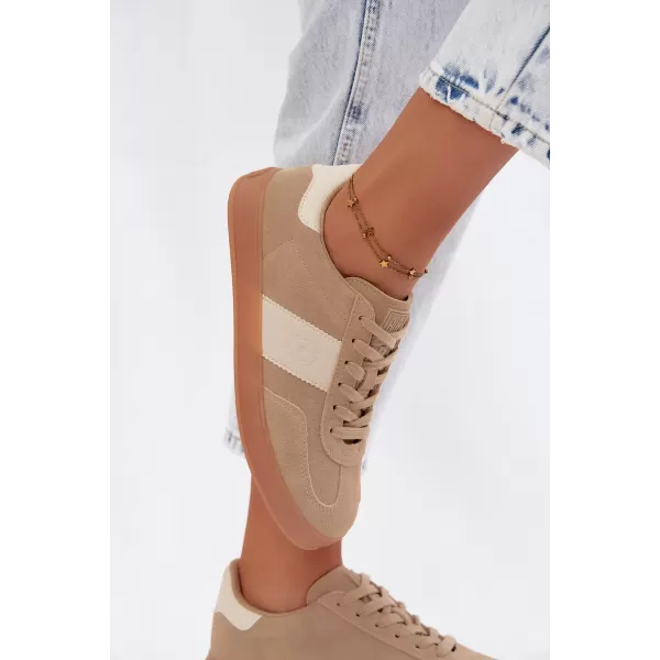 Dámské tenisky BIG STAR SHOES UU274009 BEIGE 