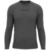 Pánské spodní prádlo HANNAH ACTIVE TS L/S VOLCANIC ASH