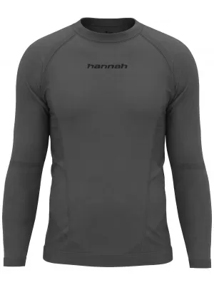 Pánské spodní prádlo HANNAH ACTIVE TS L/S VOLCANIC ASH