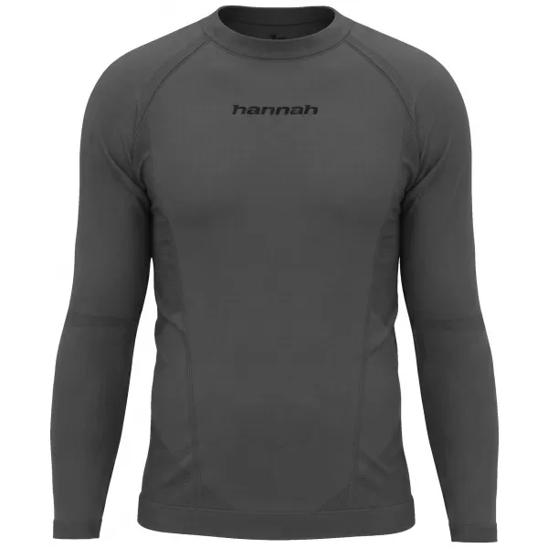 Pánské spodní prádlo HANNAH ACTIVE TS L/S VOLCANIC ASH 