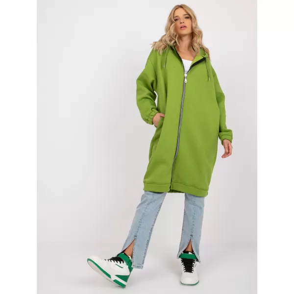  Dámská mikina RUE PARIS RV-BL-7464.97P BRIGHT GREEN 