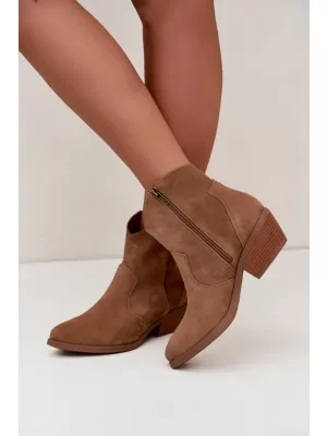 Dámské kotníkové boty BIG STAR SHOES TT274953 BÉŽOVÁ