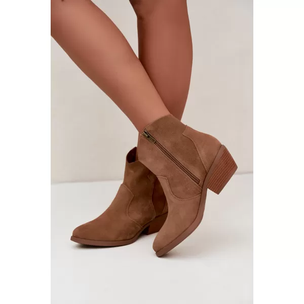  Dámské kotníkové boty BIG STAR SHOES TT274953 BÉŽOVÁ 