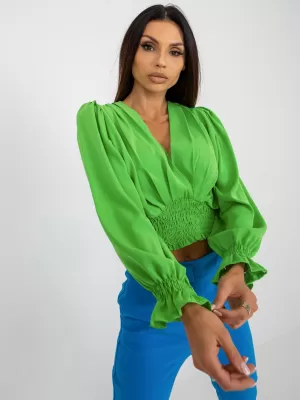 Dámská halenka ITALY MODA DHJ-BZ-13866.92P BRIGHT GREEN