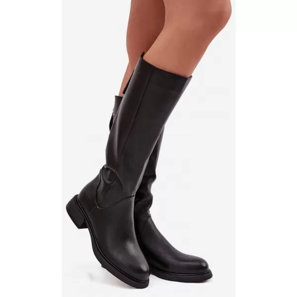  Dámské kozačky S.BARSKI JC62-1036 Black 