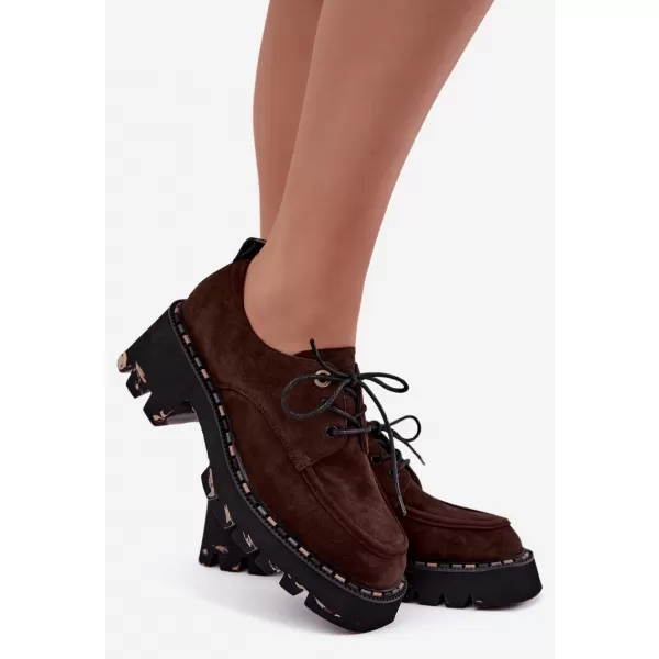  Dámské polobotky ARTIKER 59C0276 CHOCOLATE 