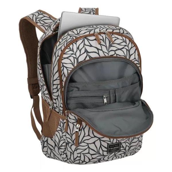  Batoh TRAVELITE BASICS BACKPACK PRINT PRINT OFF-WHITE 