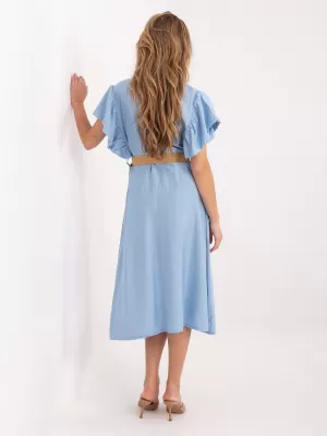 Dámské šaty ITALY MODA MI-SK-82970.86 LIGHT BLUE