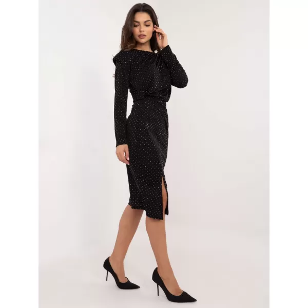  Dámské šaty ITALY MODA DHJ-SK-18206.67 NOIRE 