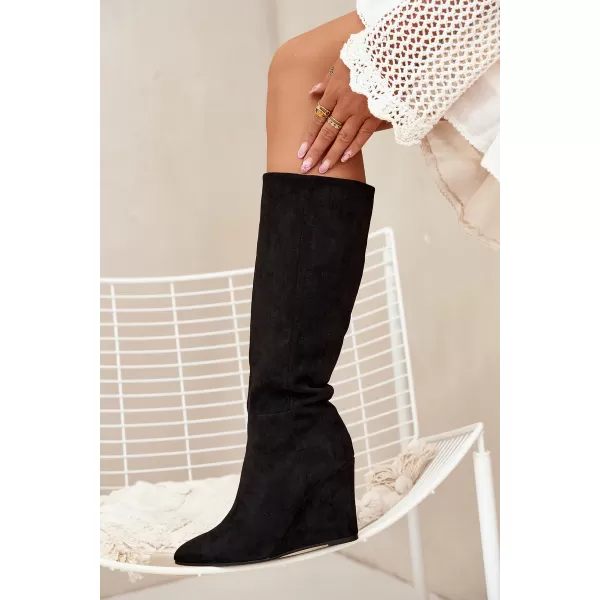 Dámské kozačky BOTO 5123 BLACK 