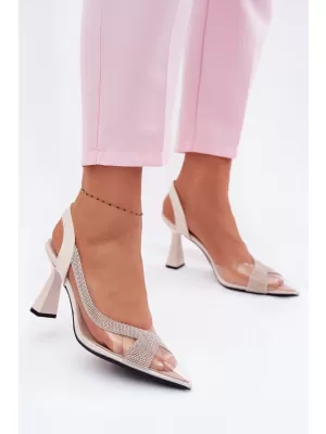 Dámské sandály VINCEZA 62282 BEIGE