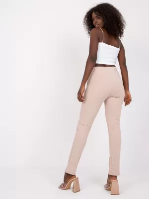 Dámské tepláky RUE PARIS RV-DR-7459.01X BEIGE