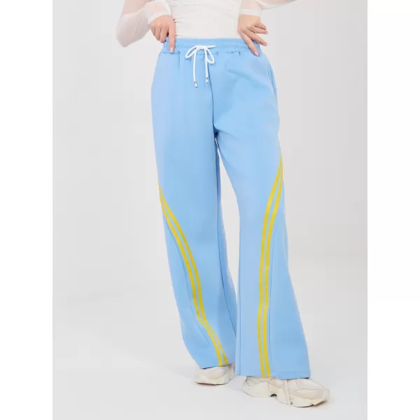  Dámské tepláky RUE PARIS IT-DR-22168.66 LIGHT BLUE 