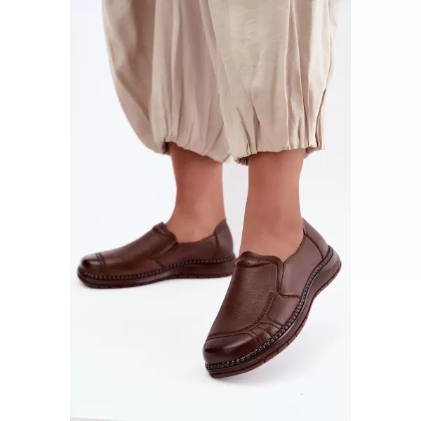  Dámské polobotky VINCEZA 107241 BROWN 