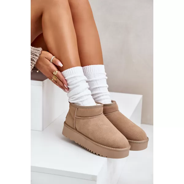  Dámské sněhule BOTO NN604 KHAKI 