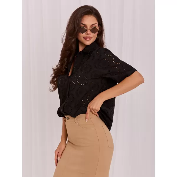  Dámská košile LAKERTA LK-KS-510284.76 BLACK 