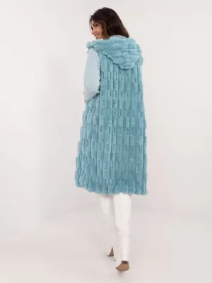 Dámská vesta WOOL FASHION ITALIA AT-KZ-2368-1.06 MINT
