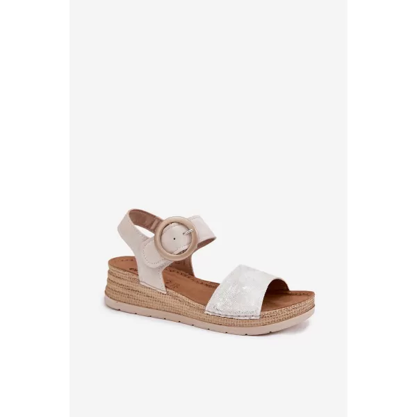  Dámské sandály INBLU RV000013 BEIGE 
