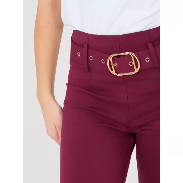 Dámské kalhoty RUE PARIS IT-SP-FL7371.93 DARK RED 