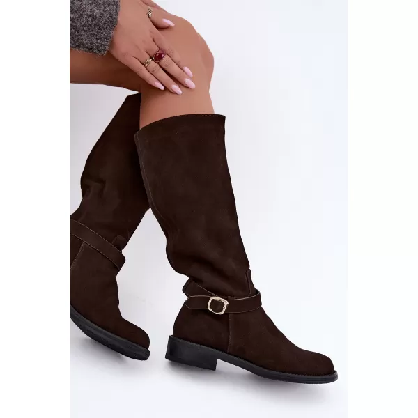  Dámské kozačky VINCEZA 89168 BROWN 