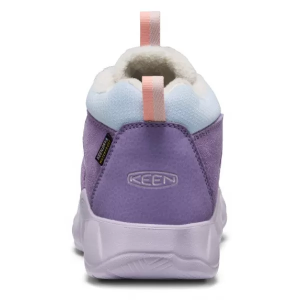  Dětské kotníkové boty KEEN HYPOWSER CHUKKA WP YOUTH PURPLE HAZE/SKYWAY 