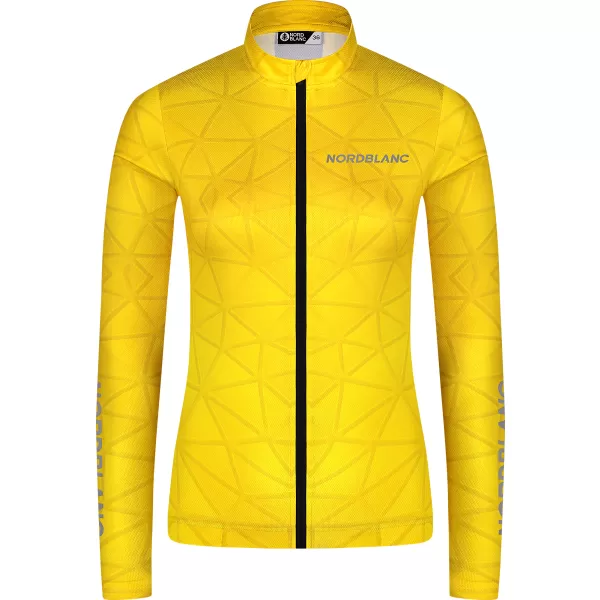  Dámský cyklo dres NORDBLANC VELOFLOW NBSLF8105 ŽLUTÁ 