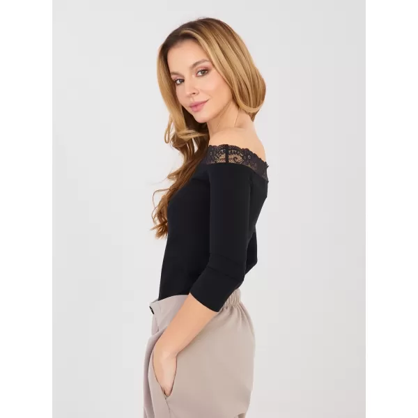  Dámské triko RUE PARIS RV-BZ-A1195.95 BLACK 
