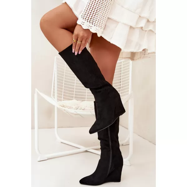  Dámské kozačky BOTO 5123 BLACK 