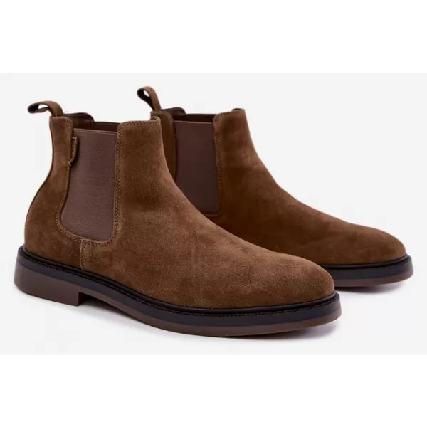  Pánské boty BIG STAR SHOES UU174277 BROWN/BEIGE SHADOWS 