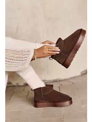 Dámské sněhule BOTO W5828 BROWN