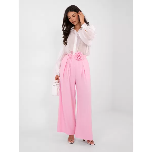  Dámské kalhoty RUE PARIS IT-SP-FL8569-1.06 BRIGHT PINK 
