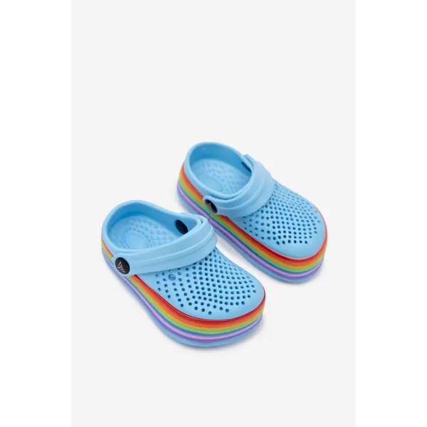  Dětské pantofle BOTO D2016/D2015 LIGHT BLUE 