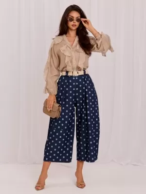 Dámské kalhoty FACTORY PRICE IT-SP-97810.30 NAVY