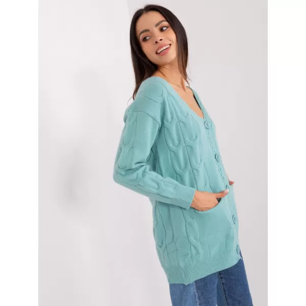  Dámský svetr WOOL FASHION ITALIA AT-SW-2241.36P MINT 