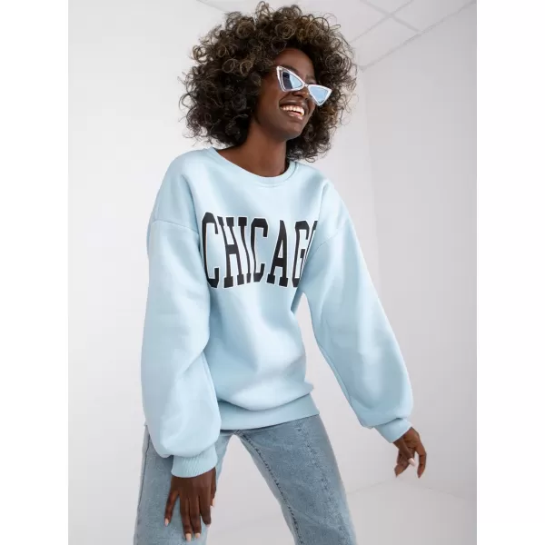  Dámská mikina EX MODA EM-BL-617-C.29X LIGHT BLUE 