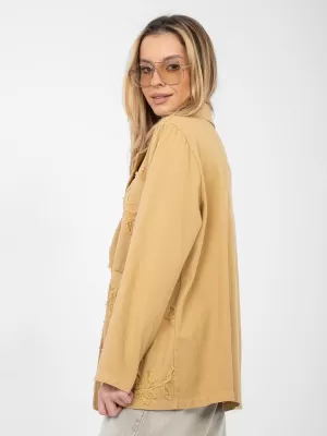 Dámská bunda RUE PARIS IT-MA-FL9992.97 CAMEL